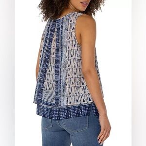 [m] LIVERPOOL tank blouse flowy summer